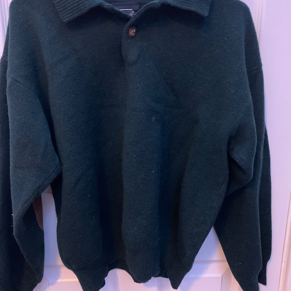 Army green sweater
